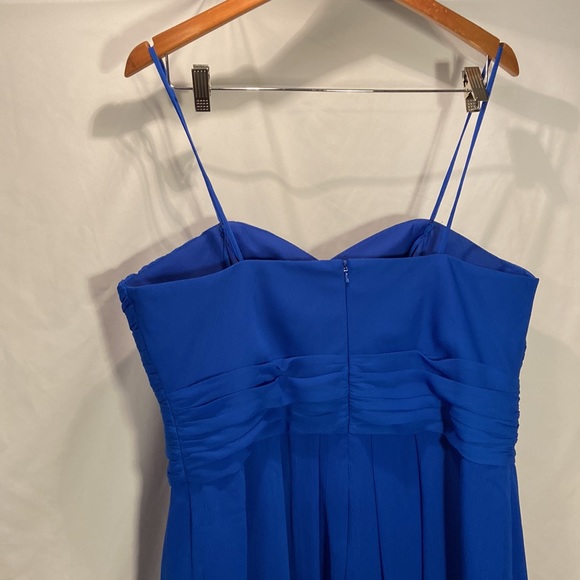 Royal Blue Cocktail Dress - Size 16 - Picture 5 of 9